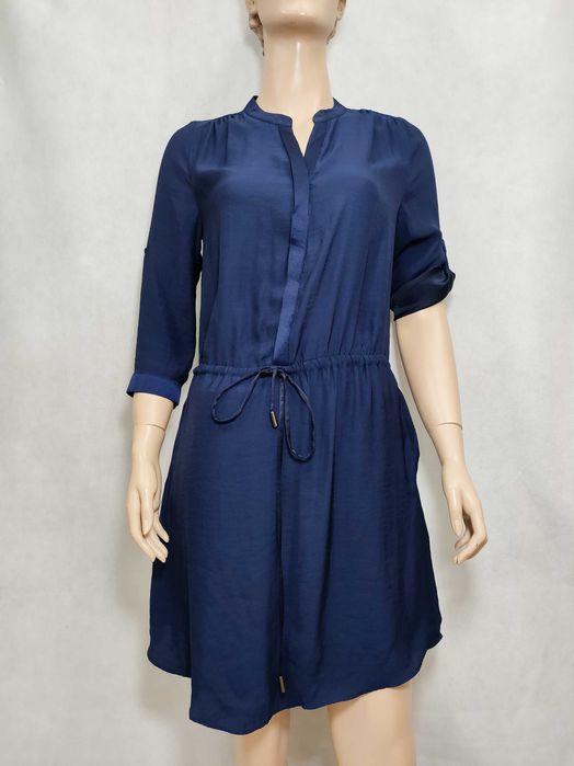 Sukienka codzienna koszulowa wiązana w pasie LA REDOUTE 36 SU0231