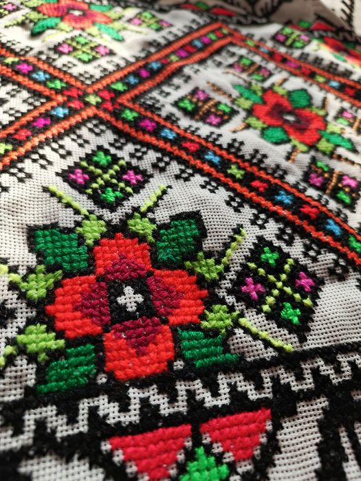 Вишитий рушник. Вишивка ручної роботи