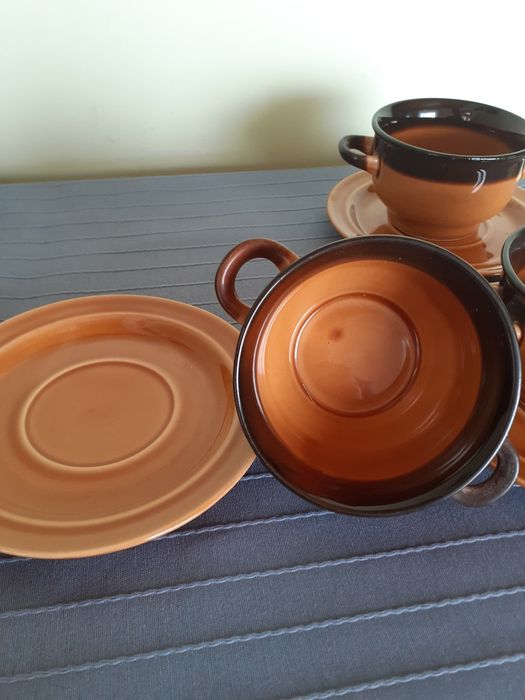 Bulionówki porcelit Pruszków czasy PRL