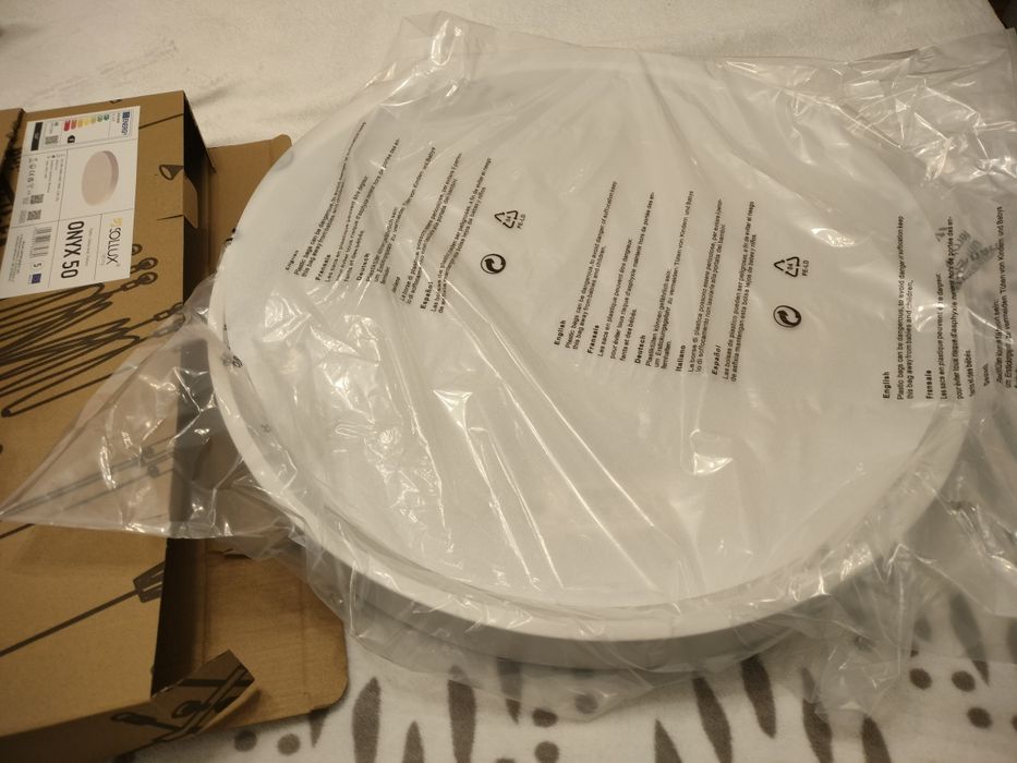 Plafon biały LED 50cm