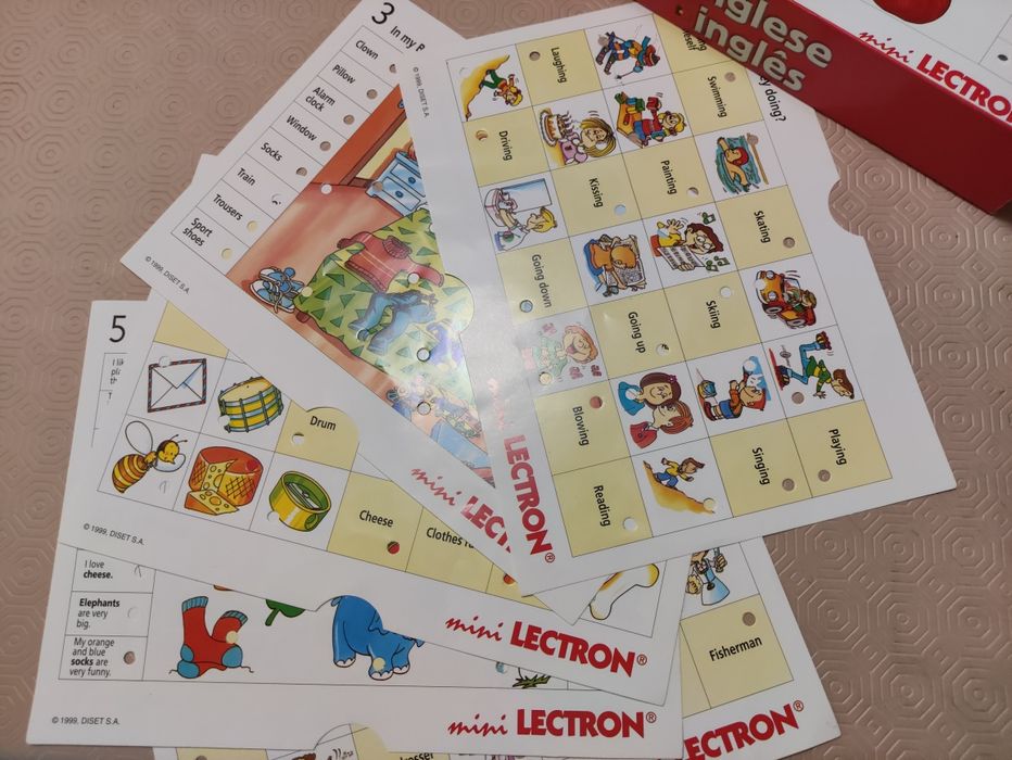 Jogo aprendizagem inglês criança Lectron Diset