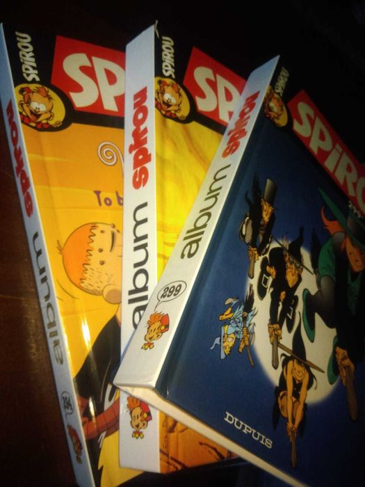3 Álbuns SPIROU - francês - como novos