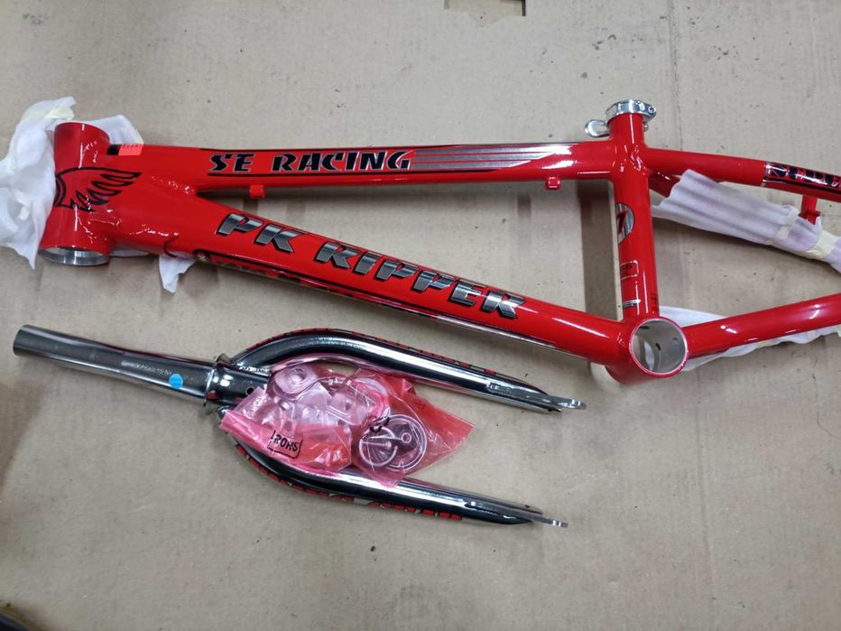 Nowa rama bmx racing Frameset + stery + widele