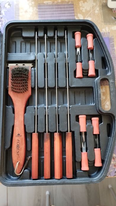 Набір шампурів в кейсі