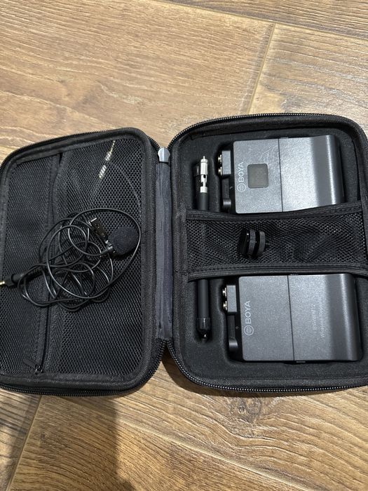 Петличний бездротовий мікрофон Boya BY-WFM12 +мікрофон