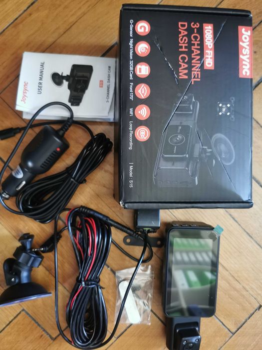 Kamera samochodowa wideorejestrator 3 kanałowa