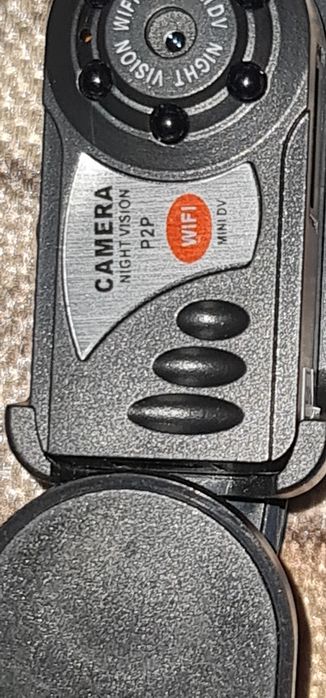 Micro câmera wifi night vision com suporte.64585838062467122