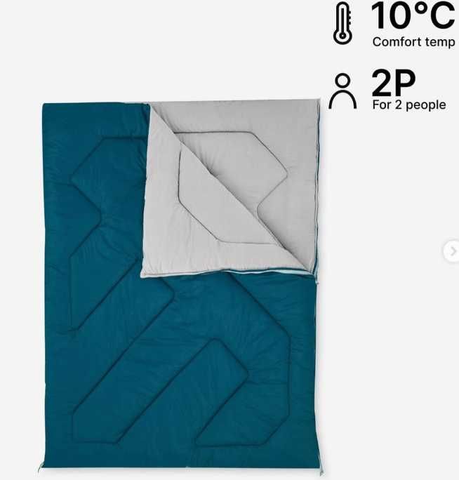 Saco de Dormir Duplo Decathlon Arpenaz