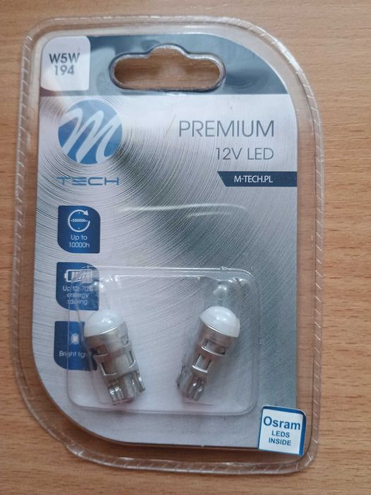 Dwie Żarówki LED W5W 194 M-TECH OSRAM