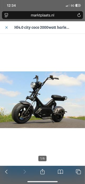 Mota estilo citycoco usada