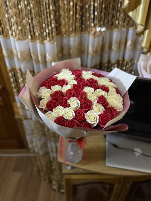 Букет до дня закоханих з мила / Мильні квіти