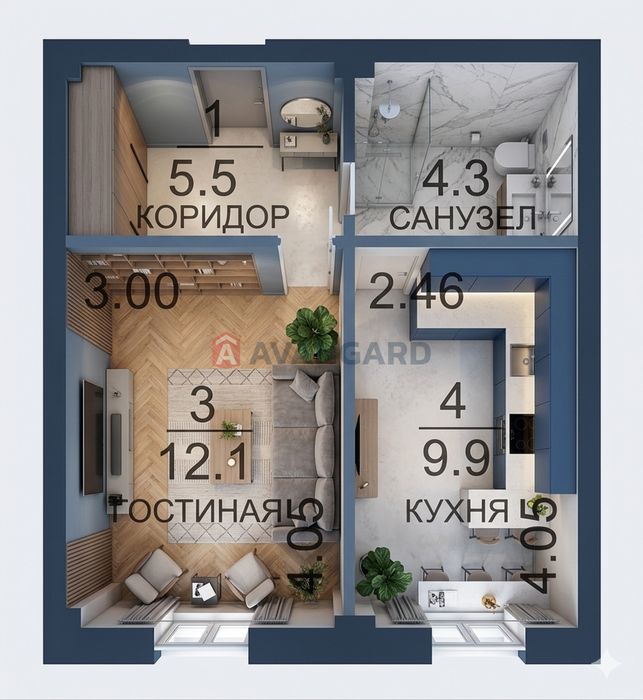 Держ.програми! Продаж 1к.кв. 31.8м2. Голосіївський р-н.