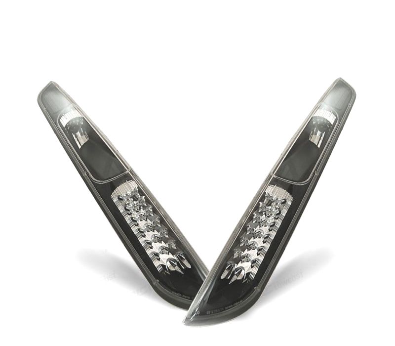 FAROLINS TRASEIROS LED FORD FOCUS 04-08 PRETO