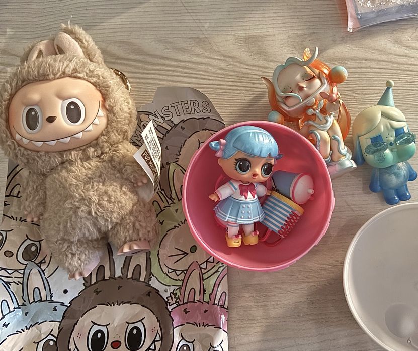 Колекційні фігурки  Labubu, LOL HELLO KITTY,Crybaby,Skullpanda