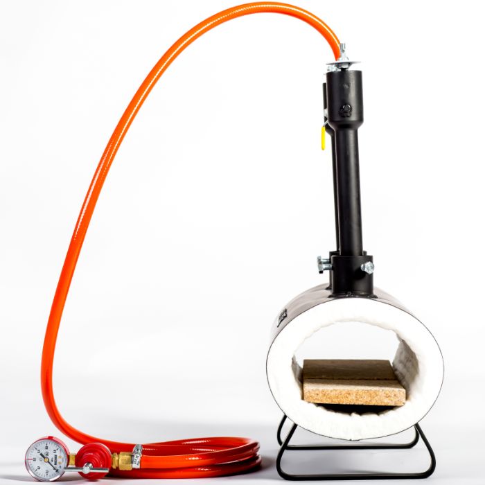 forno a gas forja fornalha endurecimento gas facas