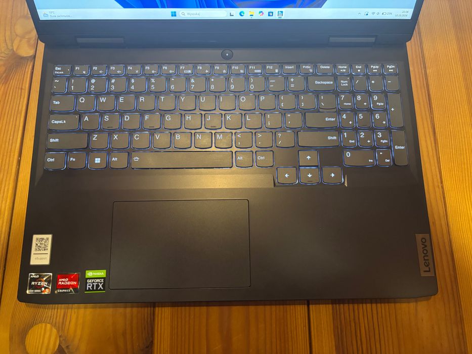 Laptop Lenovo IdeaPad Gaming 3 16ARH7 Ryzen 5 RTX3050Ti