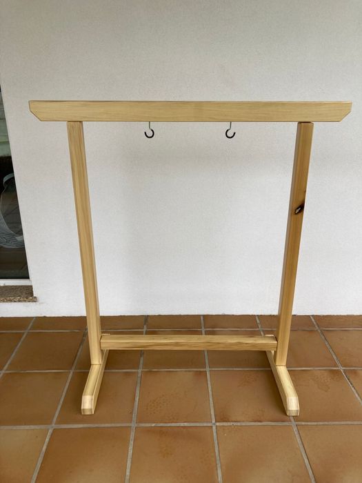 Suporte de Gongo em madeira faia ideal para gongos de D/60cm
