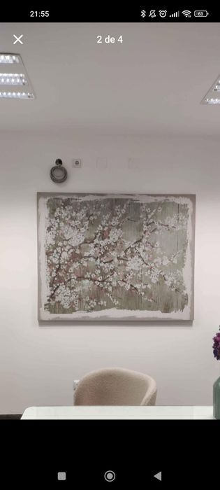 Quadro tela floral