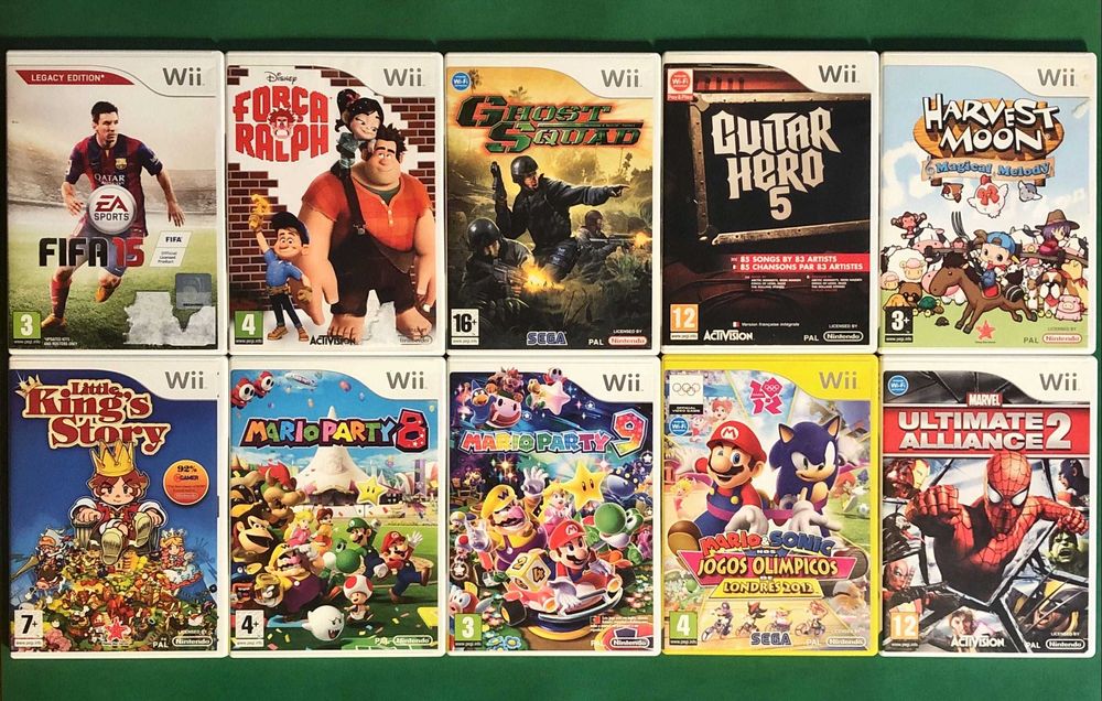 NINTENDO WII (desde 6€] Bully Guitar Just Dance Mario Okami Rayman