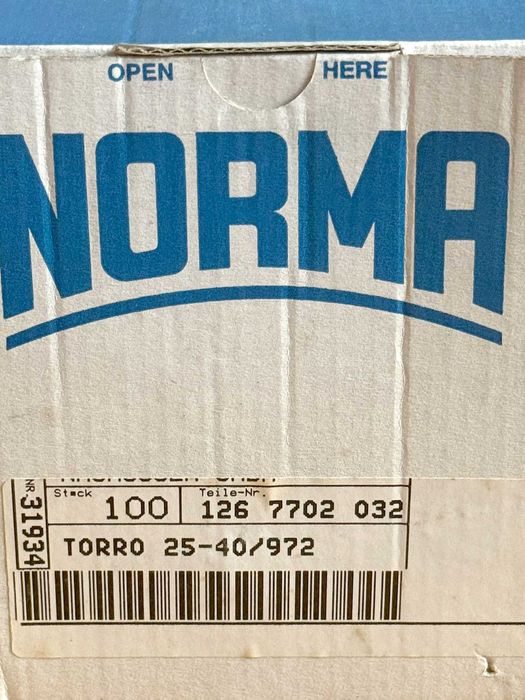 Braçadeiras Norma 25-40mm inox - caixa 100 unidades