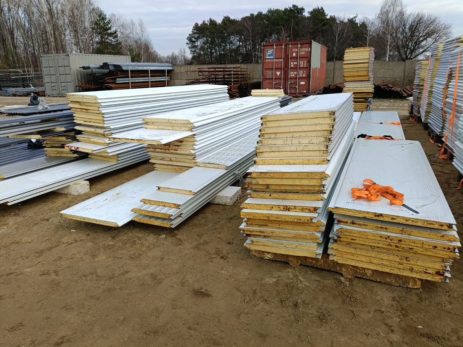 Płyta warstwowa 40mm, panel bramowy