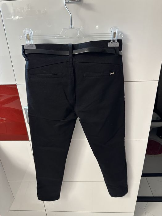 Spodnie eleganckie mSara czarne rS, 28