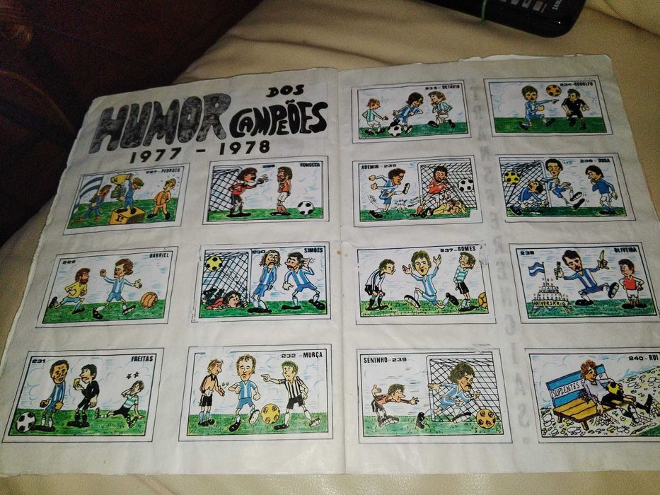 Caderneta de cromos Humor & Futebol - Época 1978/79