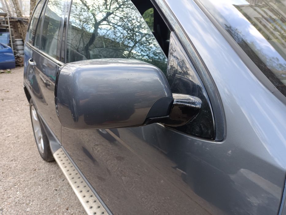 Prawe lusterko pasażer BMW X5 E53 16pin Stahlgrau 400/7