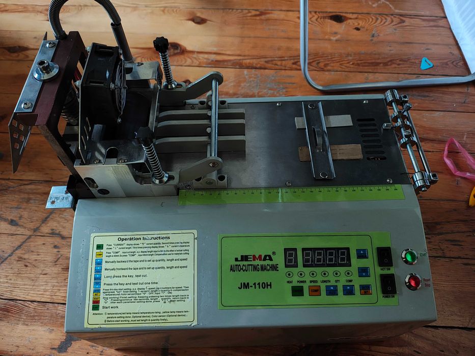 Jema jm-110h maszyna tnąca do taśm na gorąco