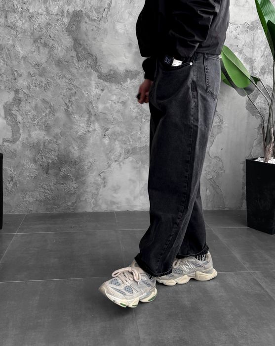 Джинси чоловічі широкі baggy/balloon jeans, штани баггі | Джинсы багги мужские широкие Джынсы беги стиль 90 х реп ск8 rap sk8 y2k | Розмір M