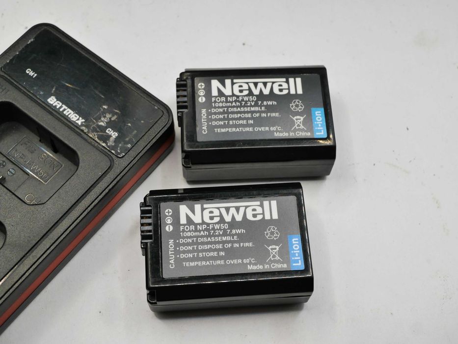 Zestaw 2x aku + ładowarka na USB do Sony A7 A72 A73 R A6000 NEX