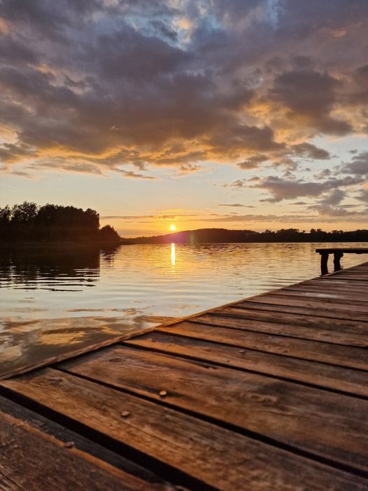 Domek nad jeziorem, 8 osobowy,las,cisza,wędkowanie