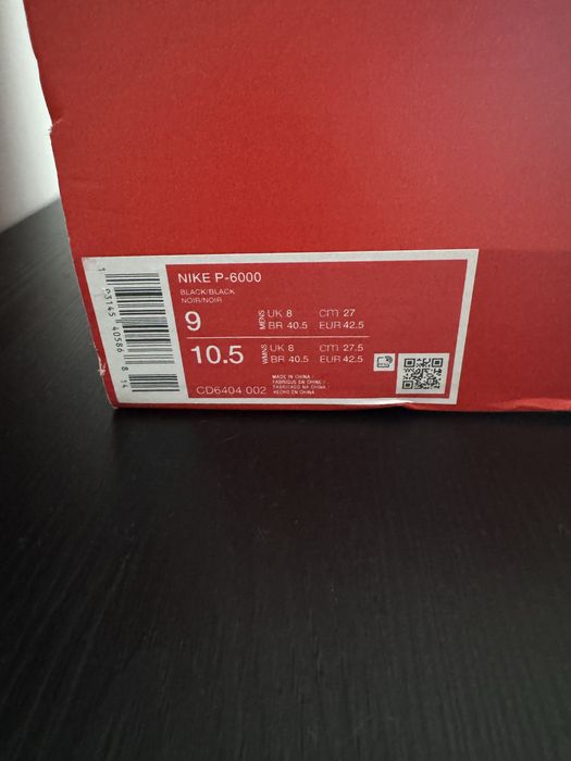 Оригінальні Nike P-6000 Black