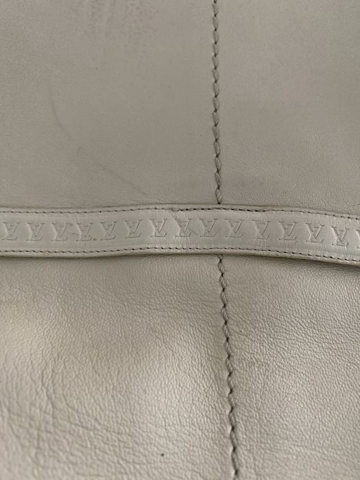 Kozaki LV biale skóra