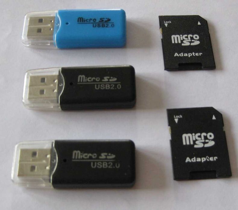 карта памяті SanDisk 16 Gb з перехідником Micro SD під флеш