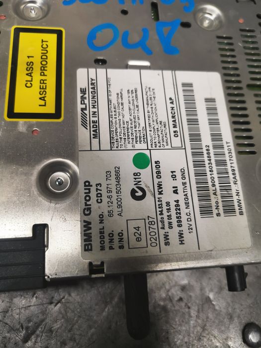 BMW E90 E91 E92 E87 radio Alpine profesional