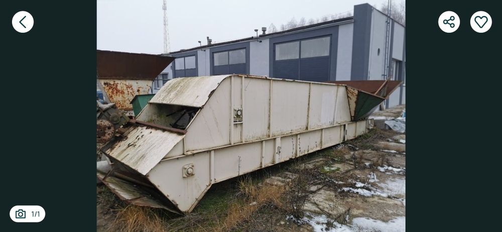 Zbiornik zasypowy trocin zrębki 30m3