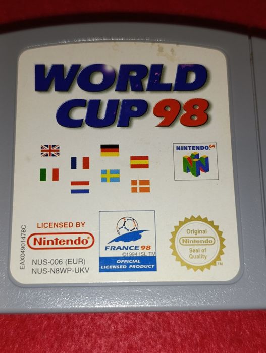 Jogo Nintendo 64 World CUP 98