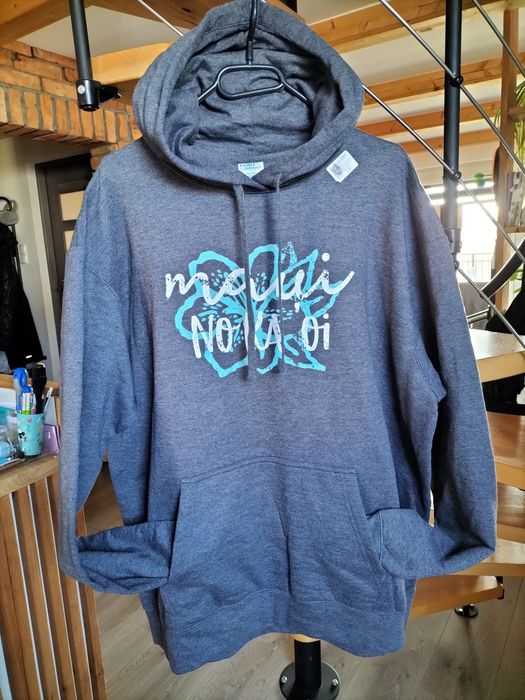 Nowa bluza unisex, damska, męska, szara, kangura, z kapturem, r.XL