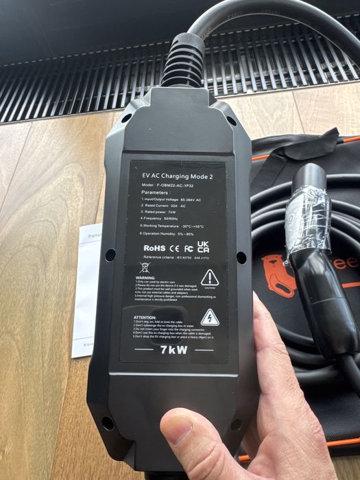 Зарядний пристрій FEYREE TESLA US тесла 7кВт 32а зарядка NACS EV CHARGER