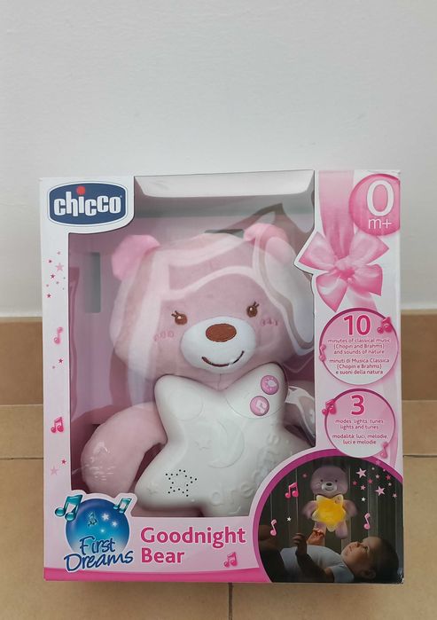 Ursinho boa noite Chicco 0M+ Novo