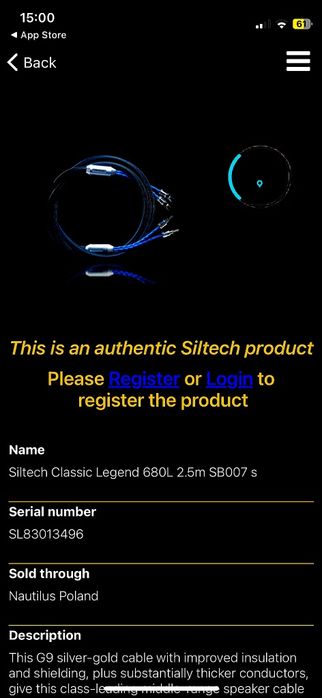 Siltech Classic Legend 680L 2x2,5m, jak nowy 100% oryginał