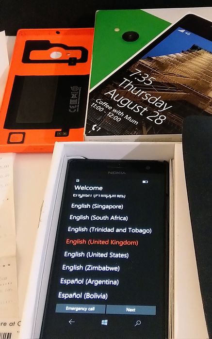 Nokia Lumia 735 a funcionar bem