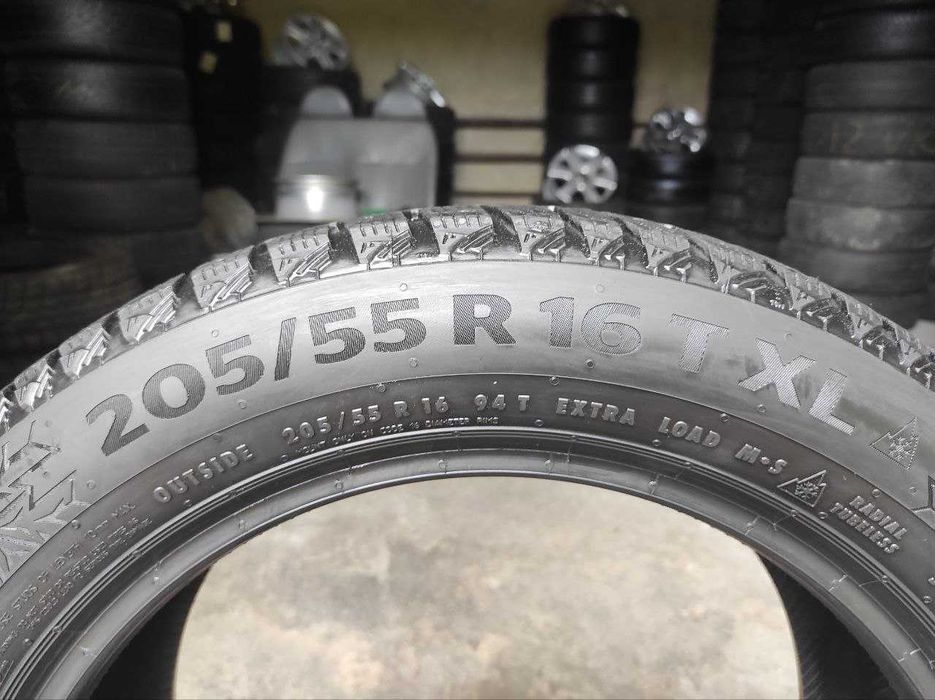 Continental Ice Contact 2 205/55r16 made in Germany 4шт, 5+мм, ЗИМА