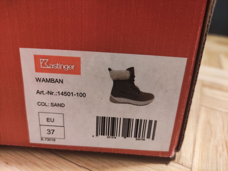 Botki skórzane Kastinger 37