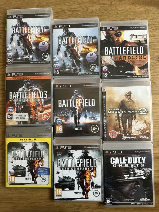 Sony PS3: Метро Луч Надежды, Painkiller Wolfenstein Quake Doom Mass Effect, Deus Ex Resistance Killzone Saboteur Battlefield Red Faction, Sniper