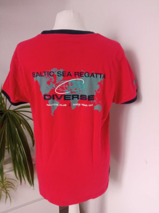 Diverse męska koszulka czerwona t-shirt r M