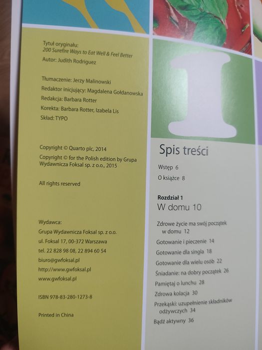 Zestaw trzech książek o żywieniu, diecie