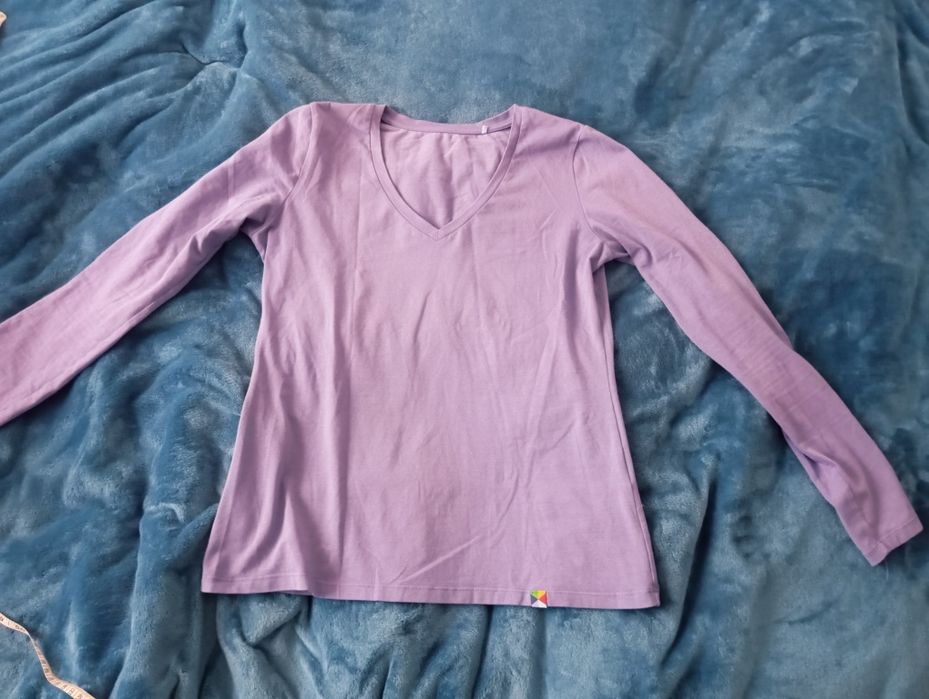 Koszulka MyBasic rozm. L, longsleeve, barwinkowy