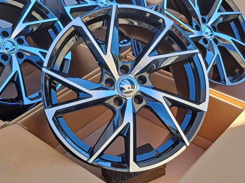 Alufelgi SKODA 18 5x112 Karoq Octavia Scout Kodiaq Yeti ET35 CA23 CNC